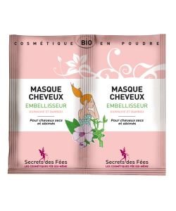 Masque Embellisseur cheveux secs et abîmés BIO, 2 sachets